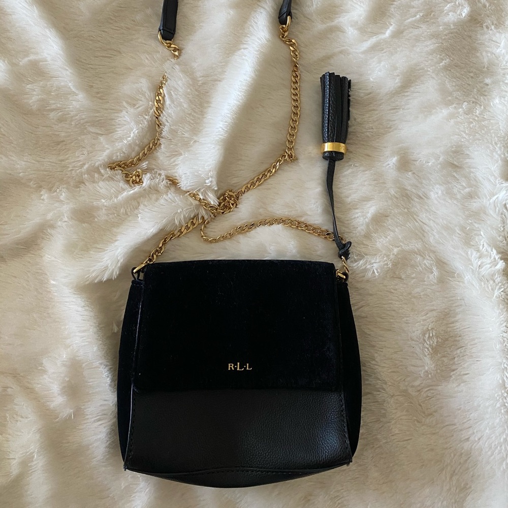 Ralph Lauren RLL Black Crossbody Bag